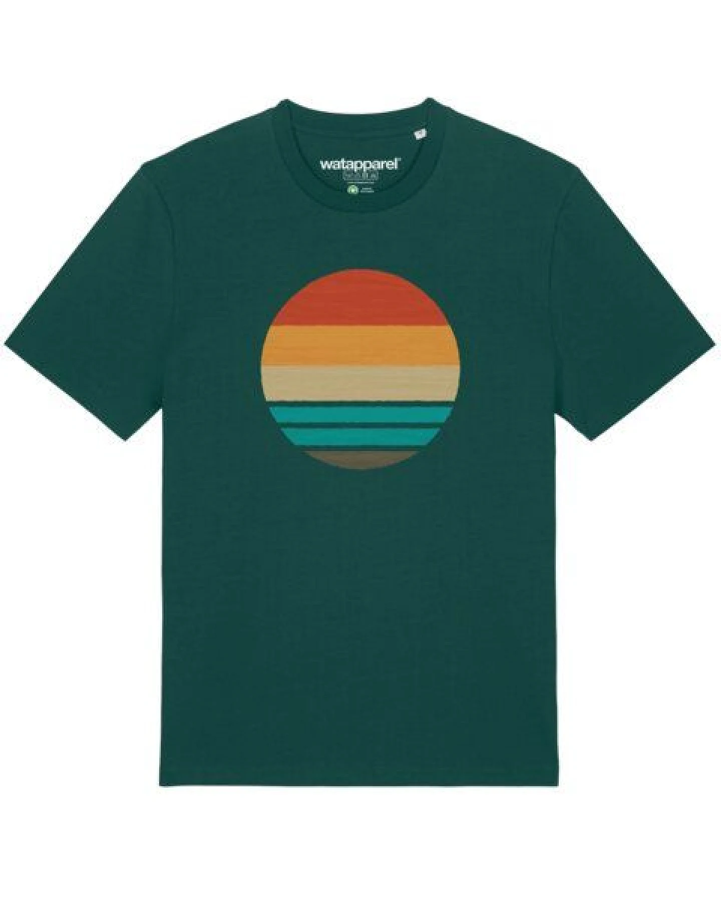 watapparel T-Shirt Retro Sunset Ocean – Ansicht 2