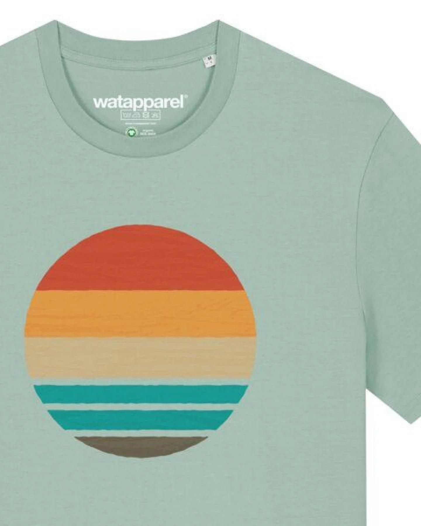 watapparel T-Shirt Retro Sunset Ocean – Ansicht 3