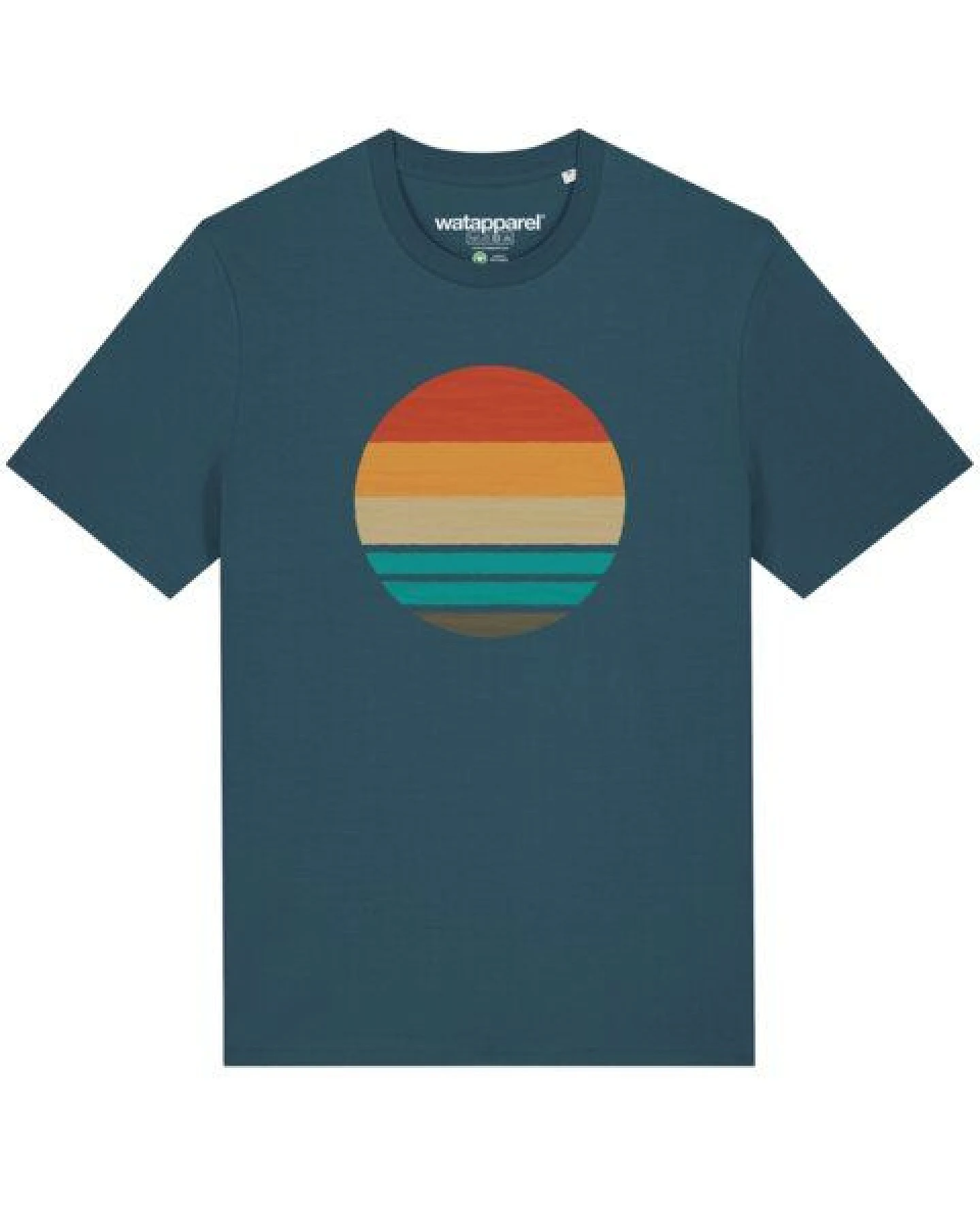 watapparel T-Shirt Retro Sunset Ocean – Ansicht 2