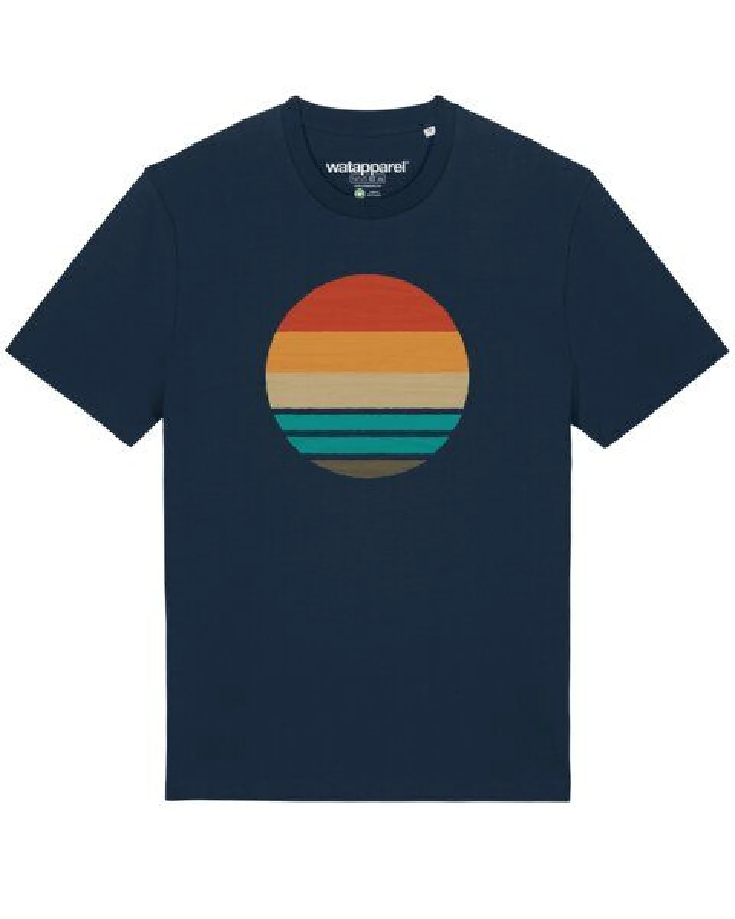 watapparel T-Shirt Retro Sunset Ocean – Ansicht 2