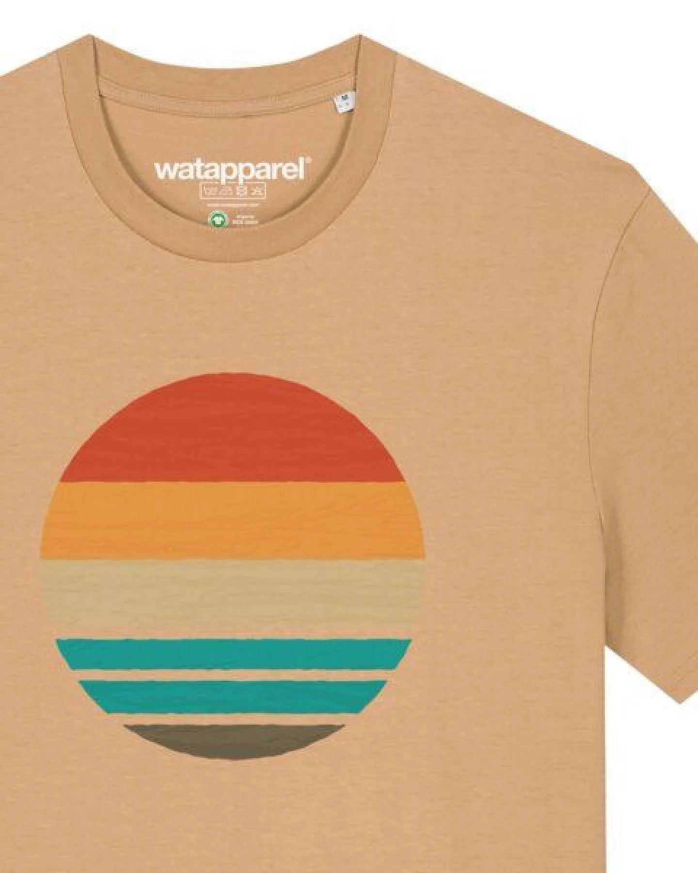 watapparel T-Shirt Retro Sunset Ocean – Ansicht 3
