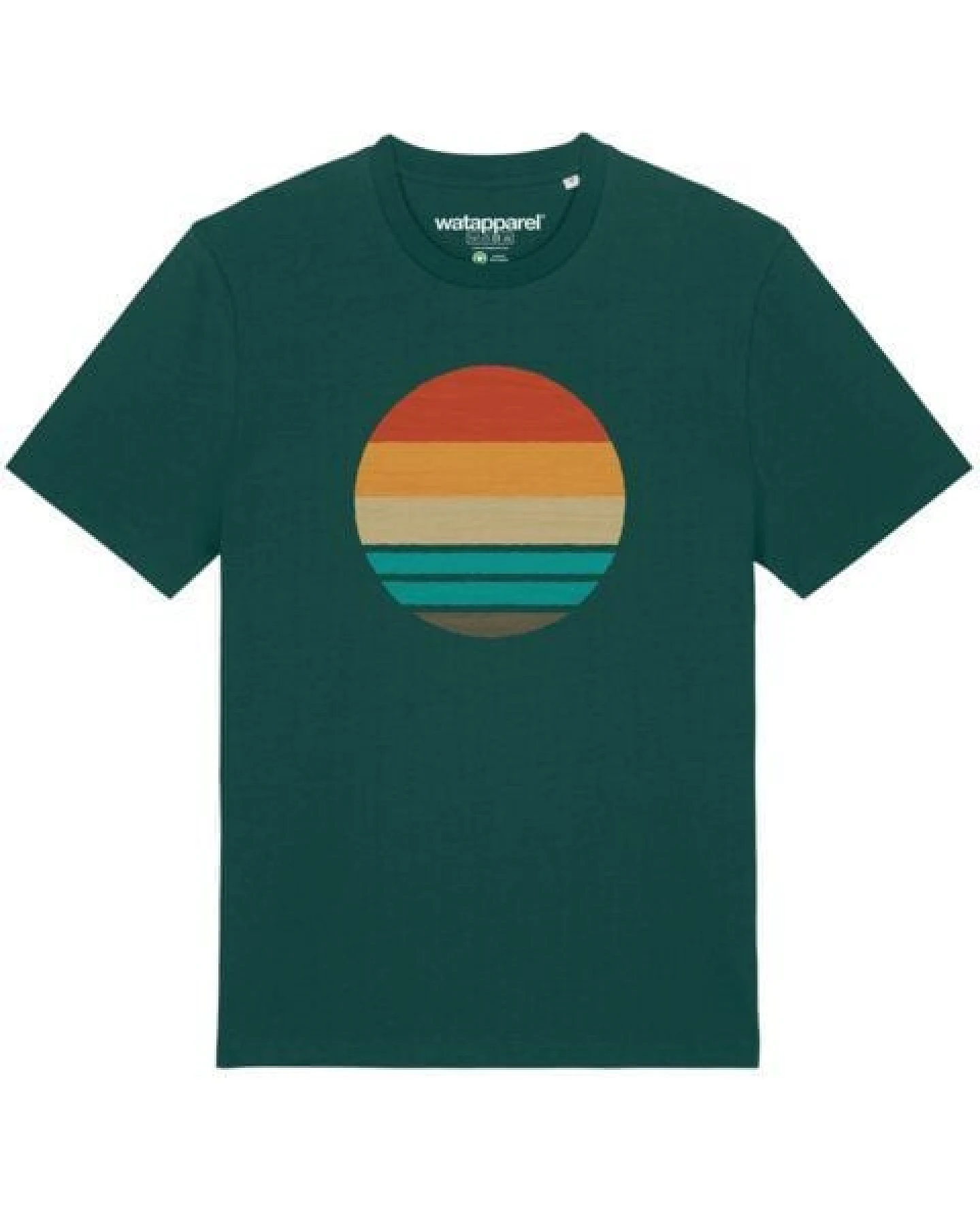 watapparel T-Shirt Retro Sunset Ocean – Ansicht 2