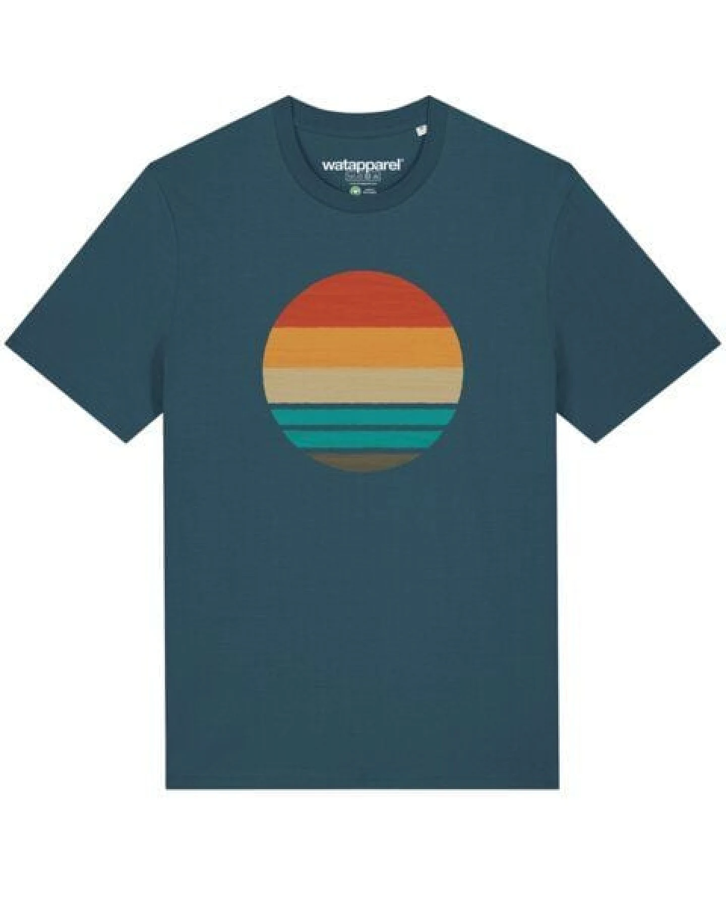 watapparel T-Shirt Retro Sunset Ocean – Ansicht 2