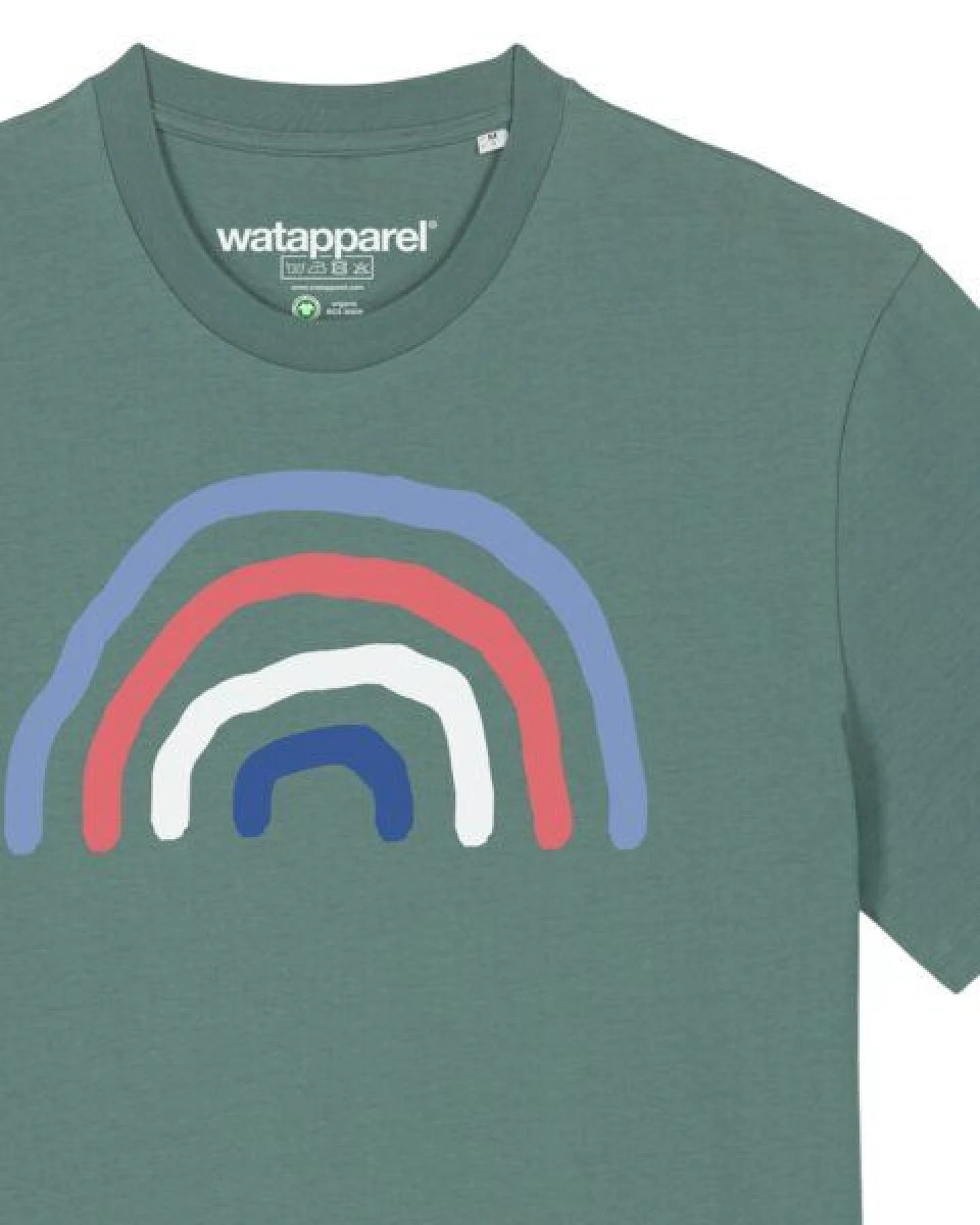 watapparel T-Shirt Unisex Regenbogen – Ansicht 3