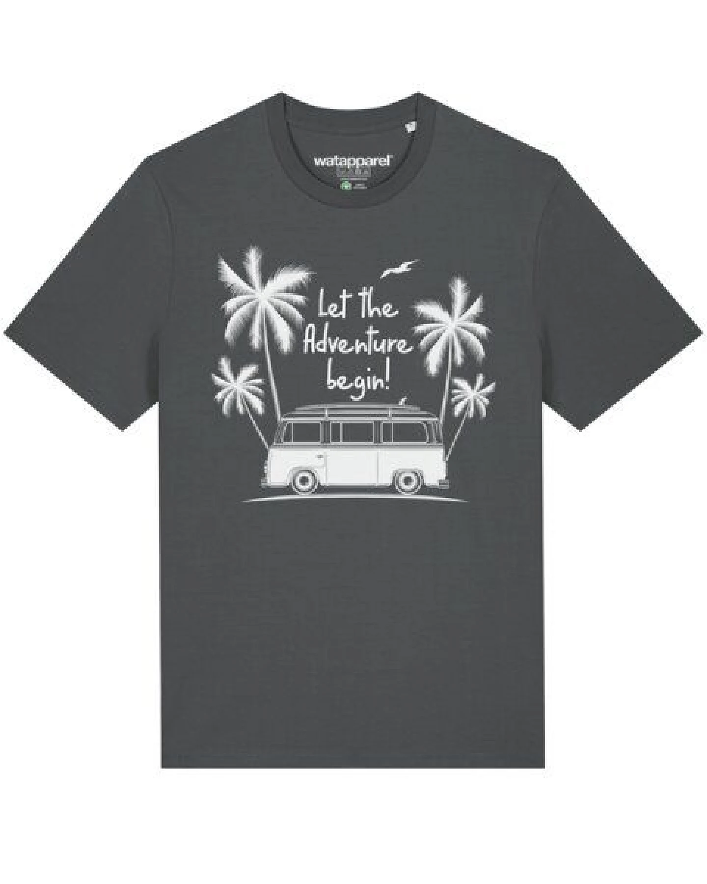 watapparel T-Shirt Unisex Let the adventure begin – Ansicht 2