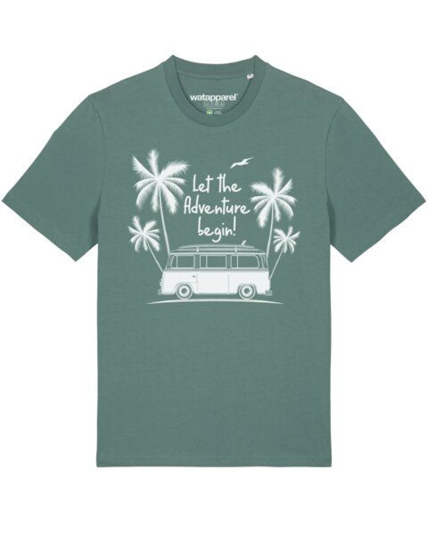watapparel T-Shirt Unisex Let the adventure begin – Ansicht 2