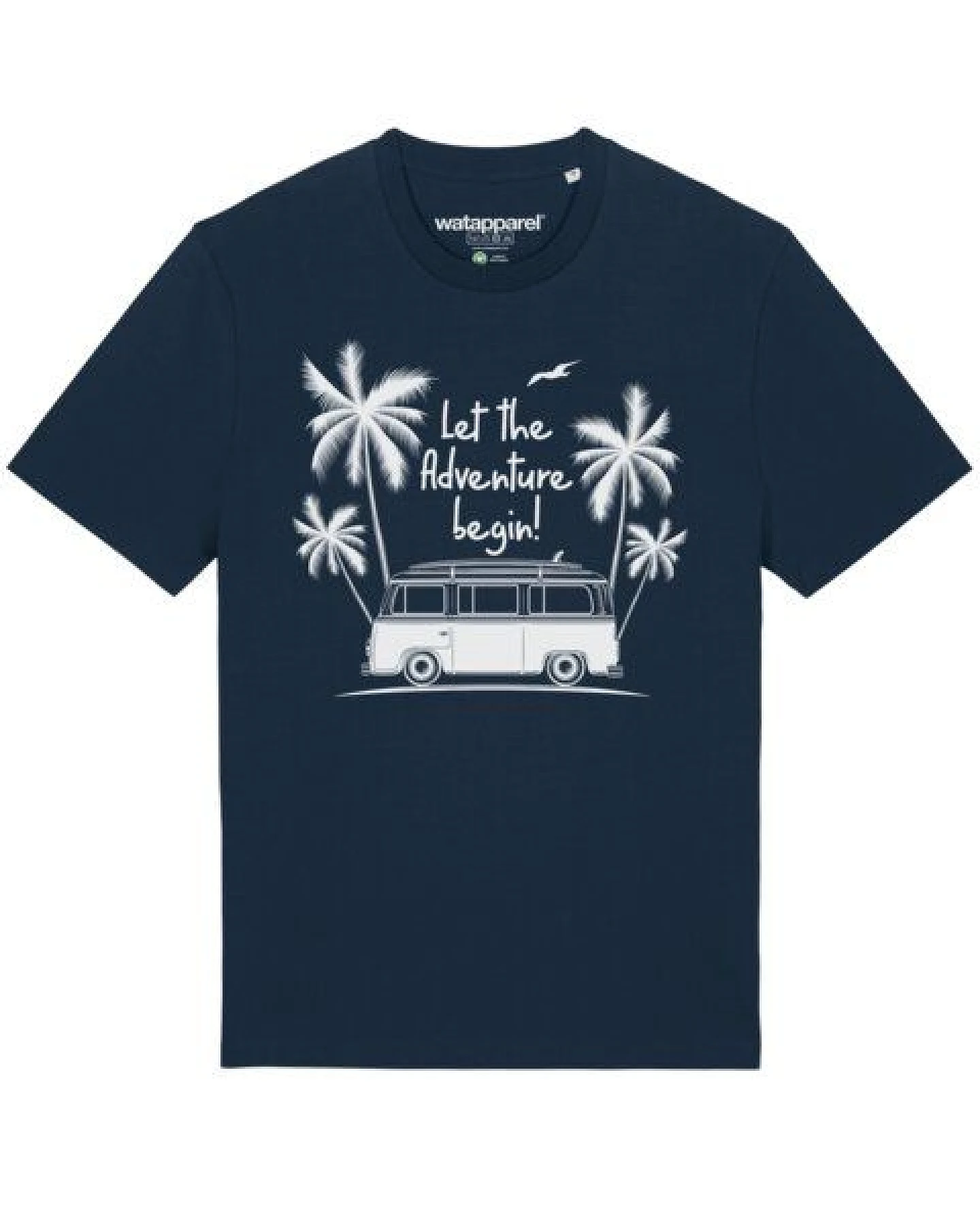 watapparel T-Shirt Unisex Let the adventure begin – Ansicht 2