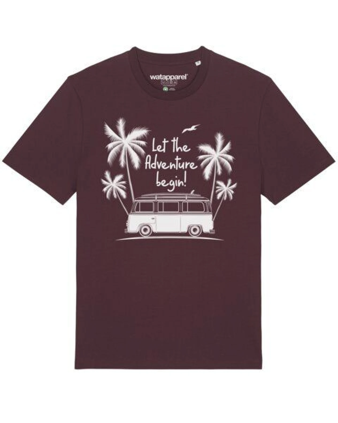 watapparel T-Shirt Unisex Let the adventure begin – Ansicht 2