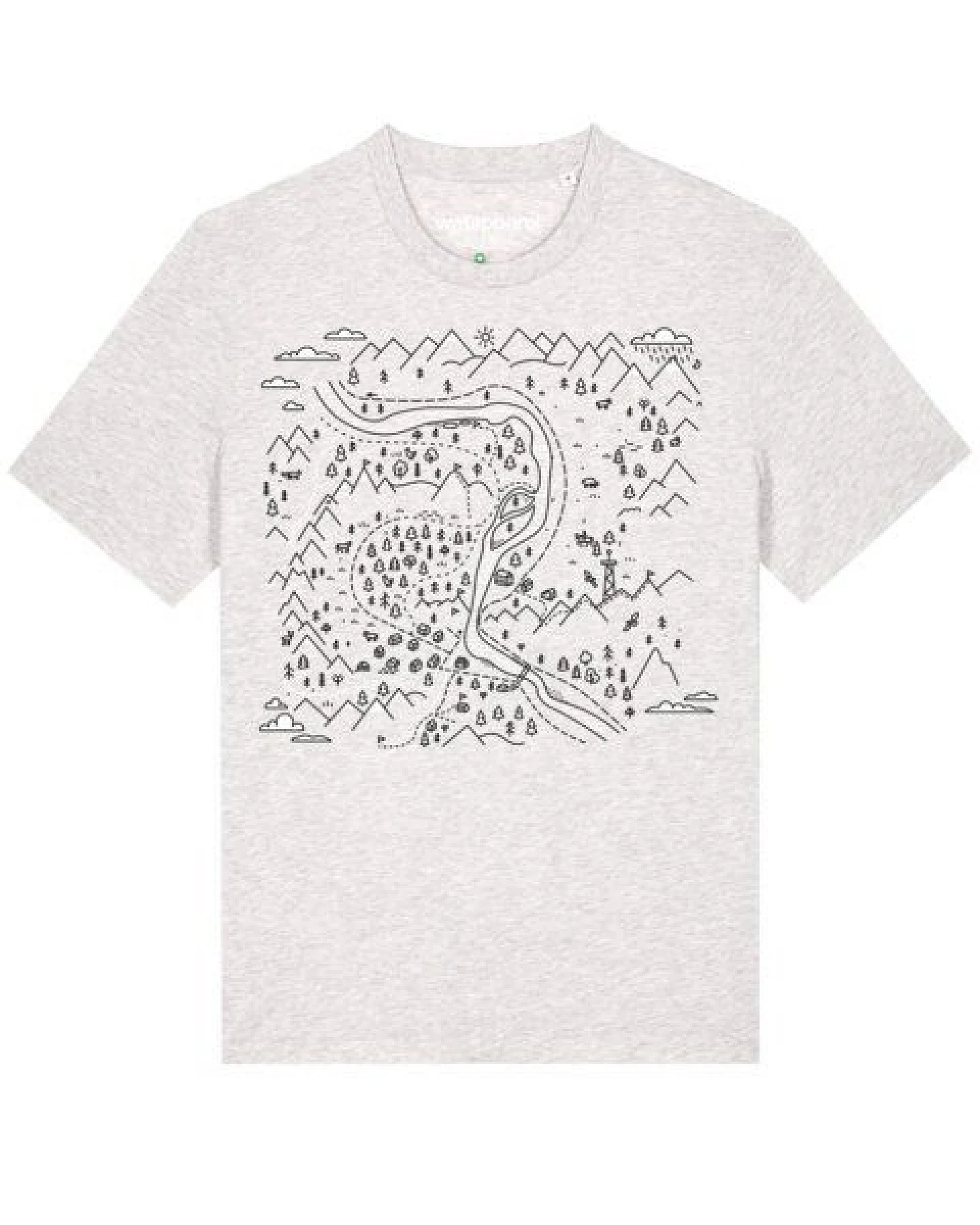 watapparel T-Shirt Unisex Landschaft – Ansicht 2