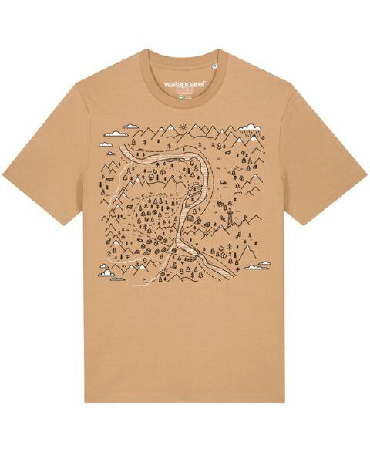watapparel T-Shirt Unisex Landschaft – Ansicht 2