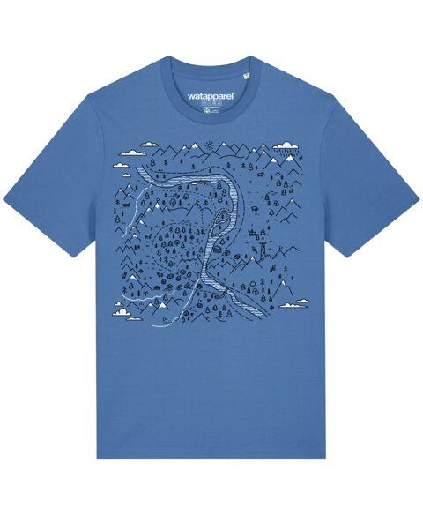 watapparel T-Shirt Unisex Landschaft – Ansicht 2