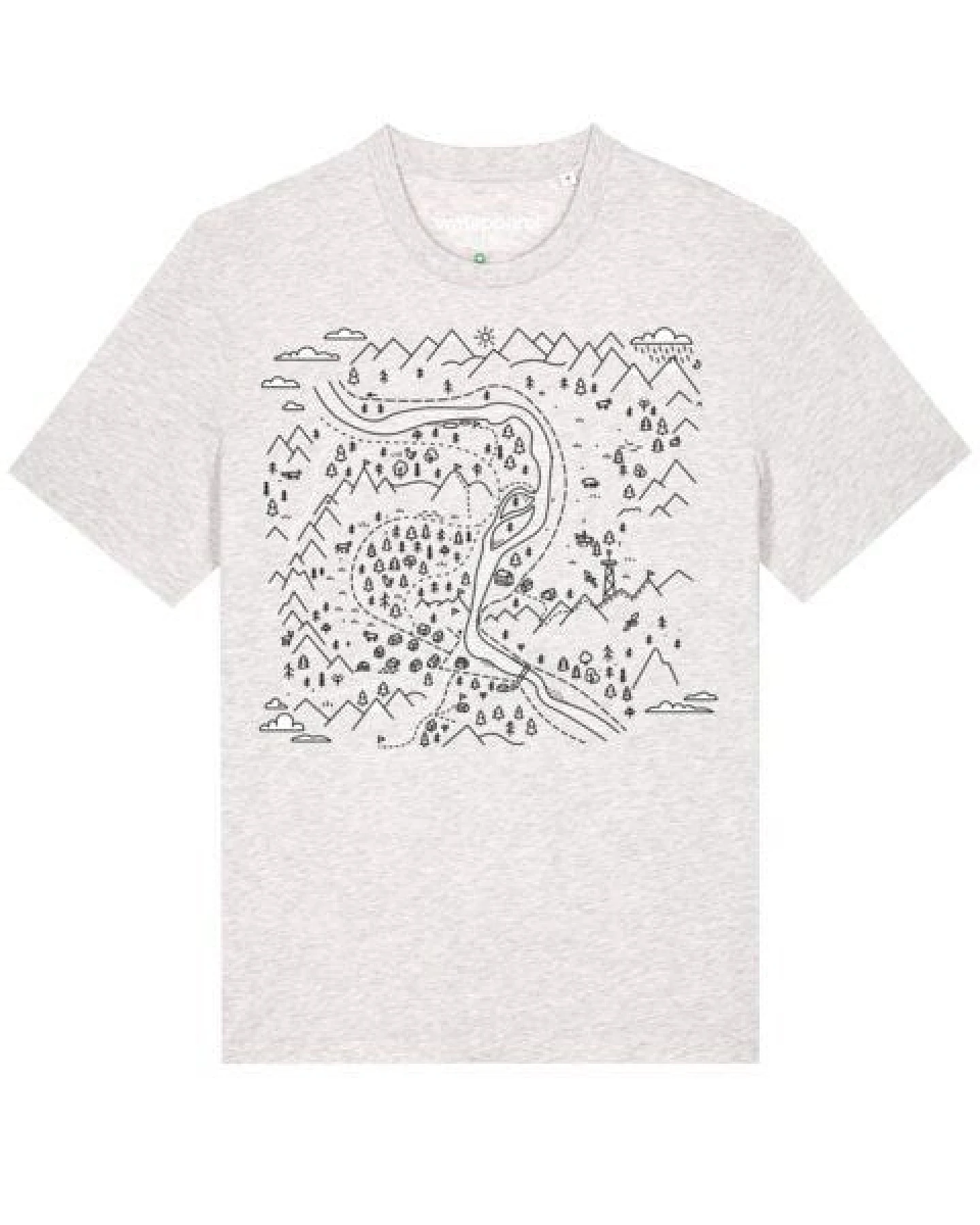 watapparel T-Shirt Unisex Landschaft – Ansicht 2
