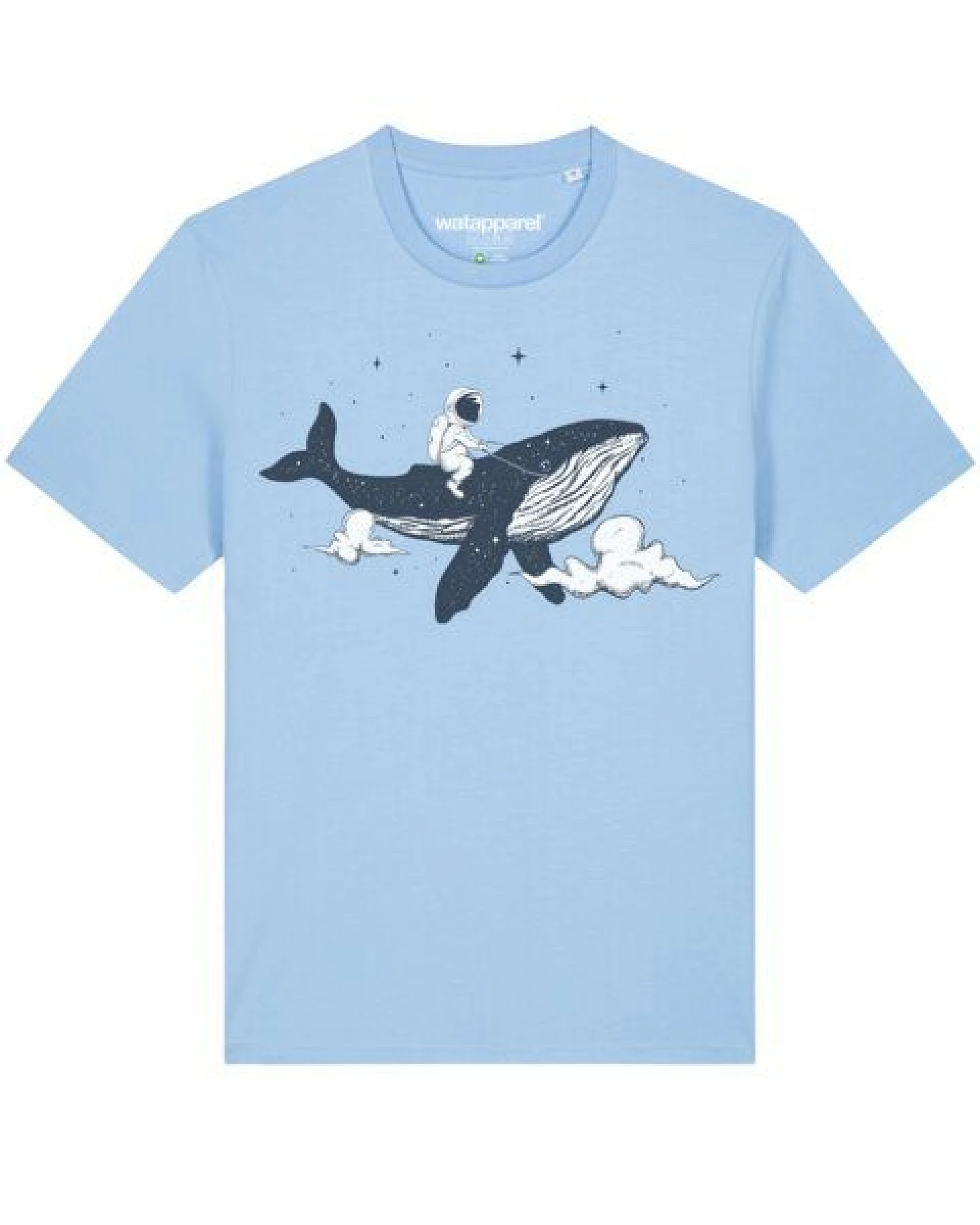 watapparel T-Shirt Unisex Spacewhale – Ansicht 2
