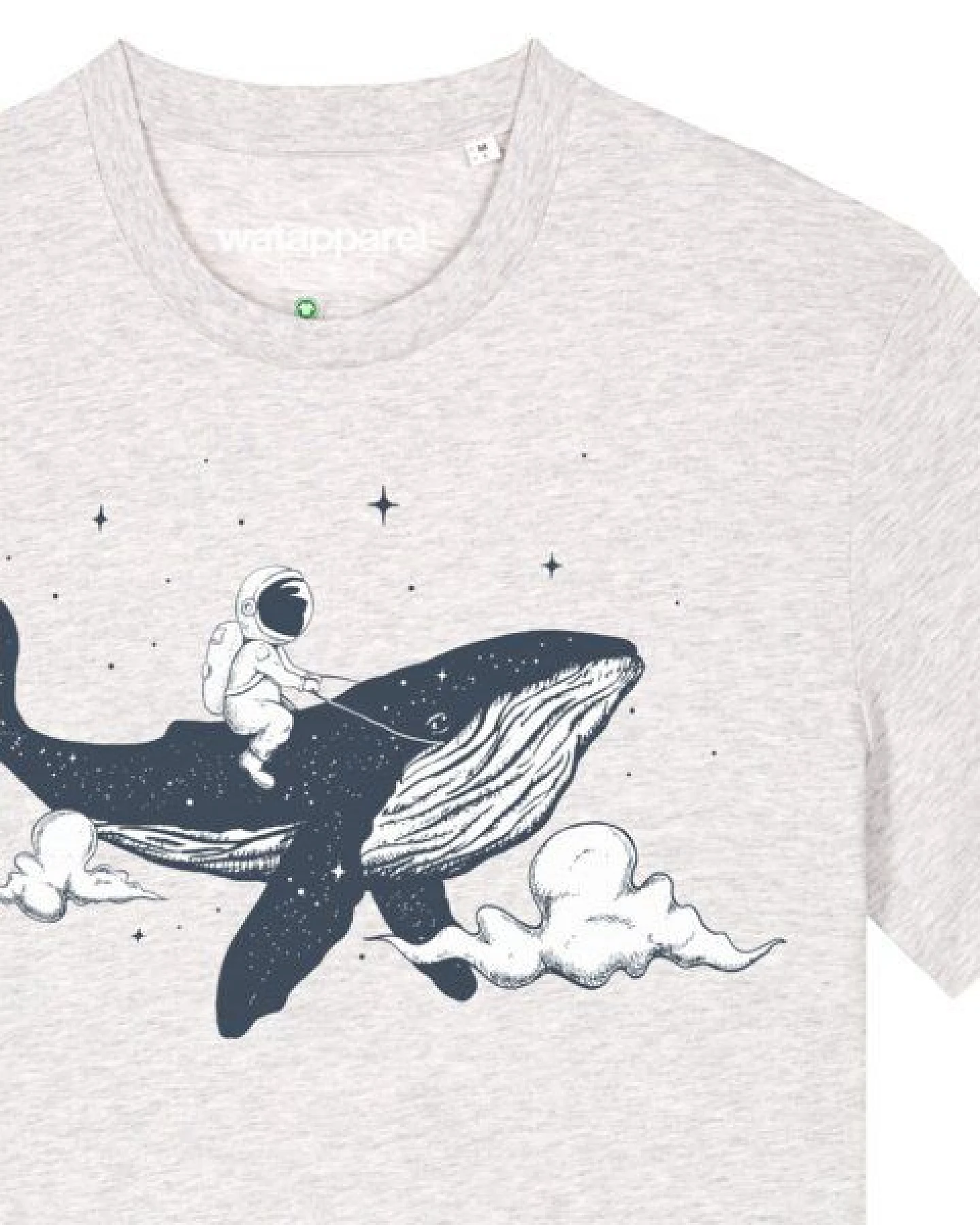 watapparel T-Shirt Unisex Spacewhale – Ansicht 3