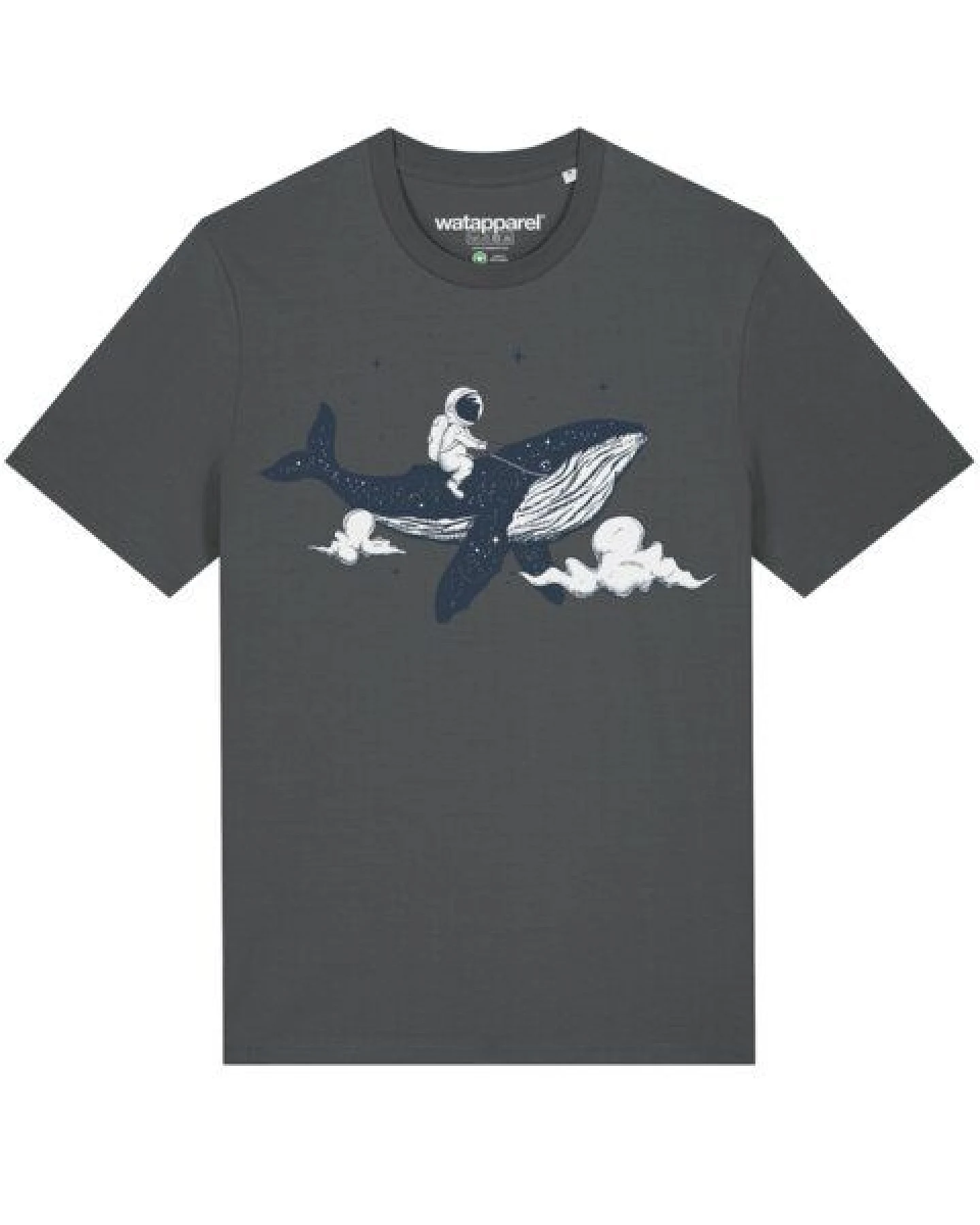 watapparel T-Shirt Unisex Spacewhale – Ansicht 2