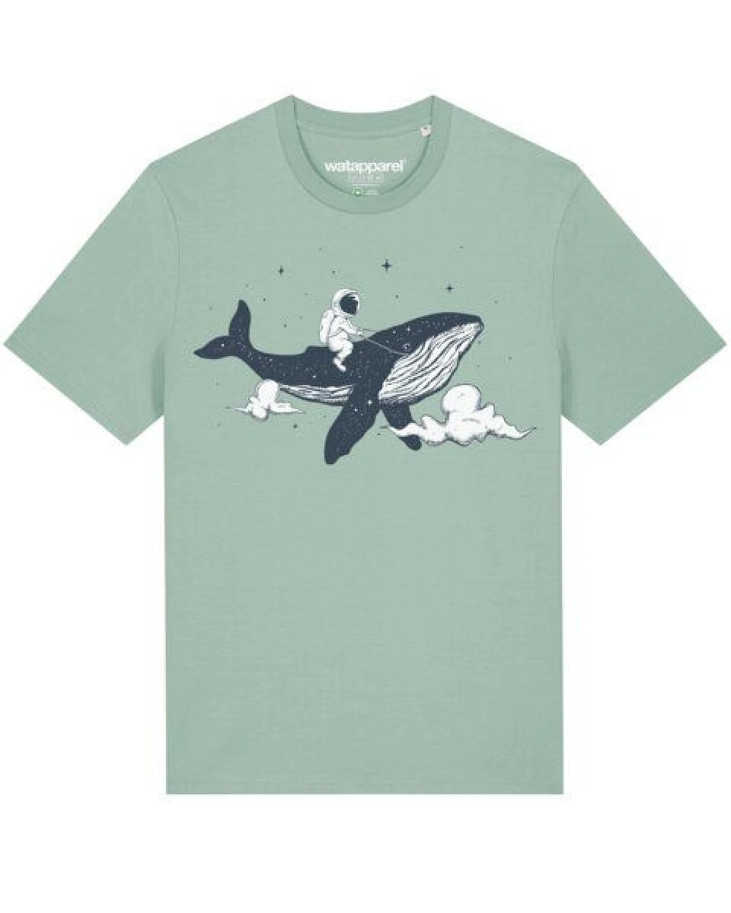 watapparel T-Shirt Unisex Spacewhale – Ansicht 2