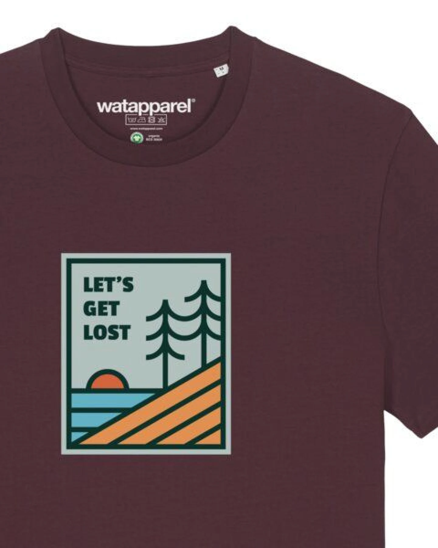 watapparel T-Shirt Unisex Let's Get Lost – Ansicht 3