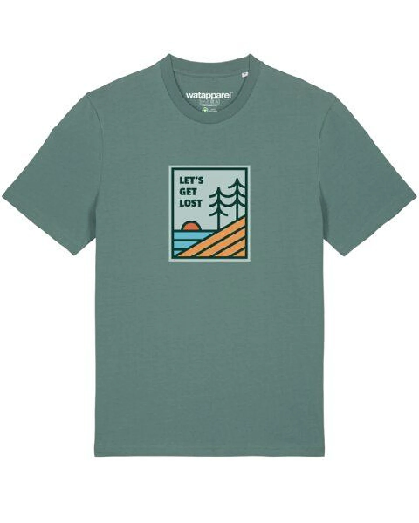 watapparel T-Shirt Unisex Let's Get Lost – Ansicht 2