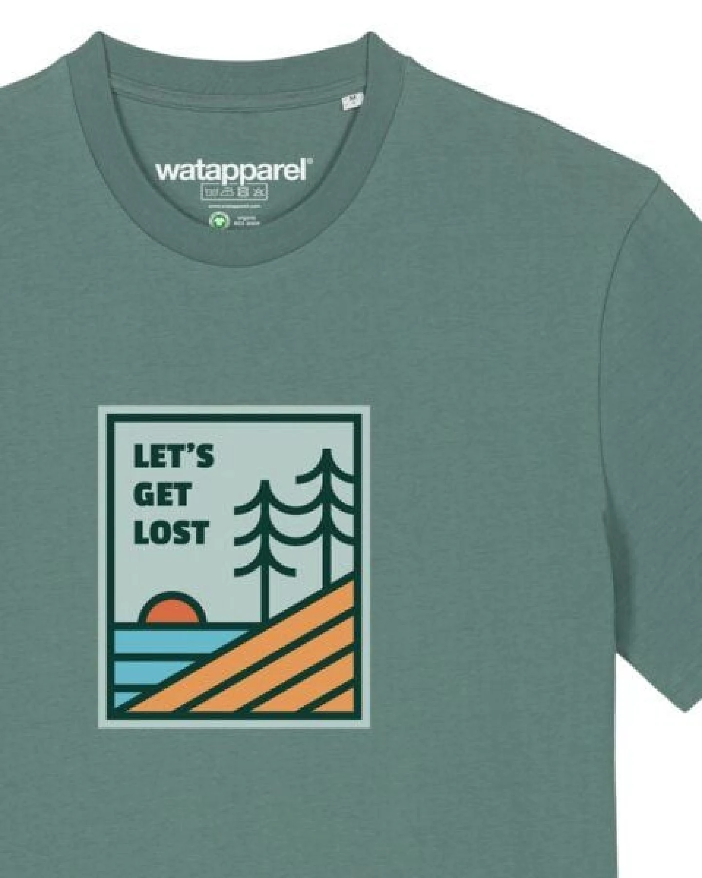 watapparel T-Shirt Unisex Let's Get Lost – Ansicht 3
