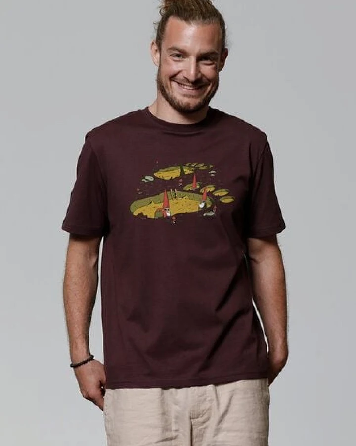 watapparel T-Shirt Unisex Gnome Footprint