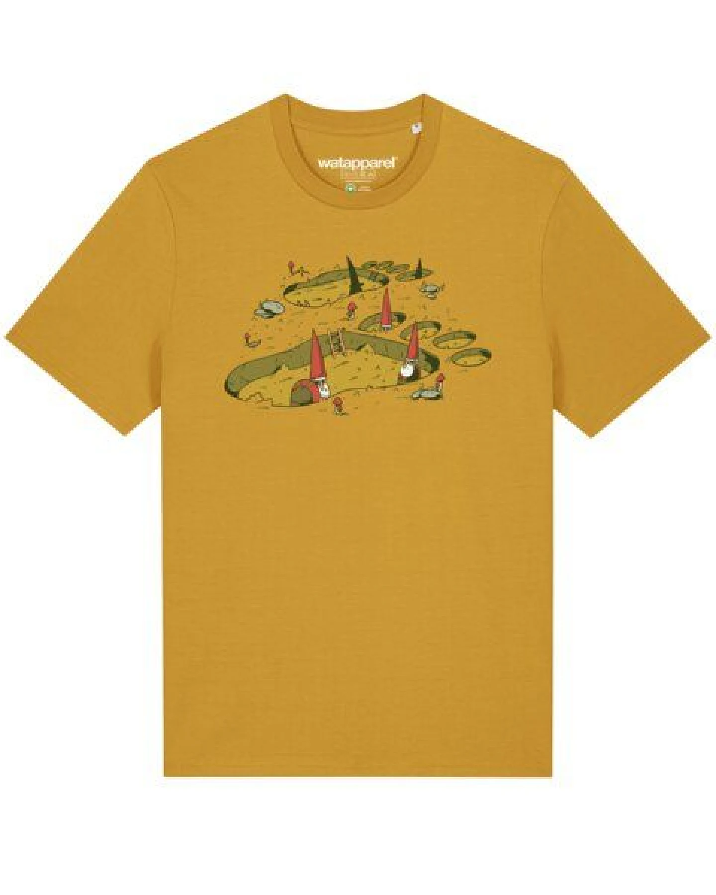 watapparel T-Shirt Unisex Gnome Footprint – Ansicht 2
