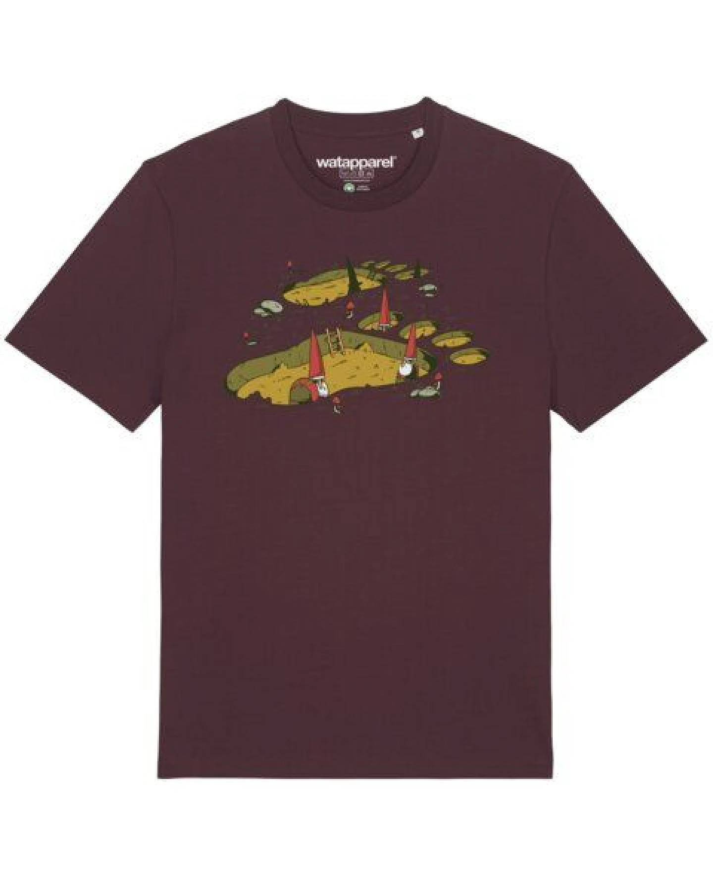 watapparel T-Shirt Unisex Gnome Footprint – Ansicht 2