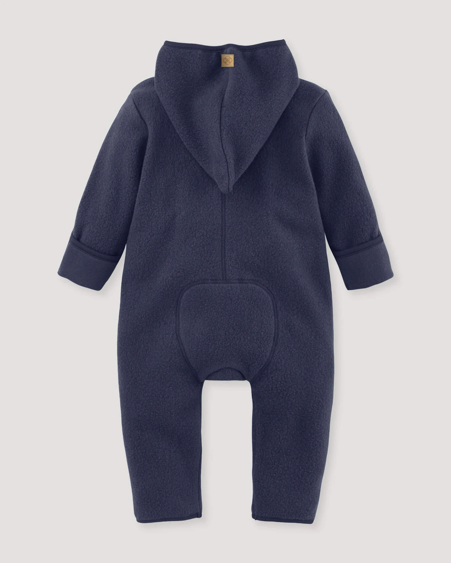 hessnatur Baby Fleece Overall aus Bio-Baumwolle - blau - Größe 74/80 – Ansicht 2