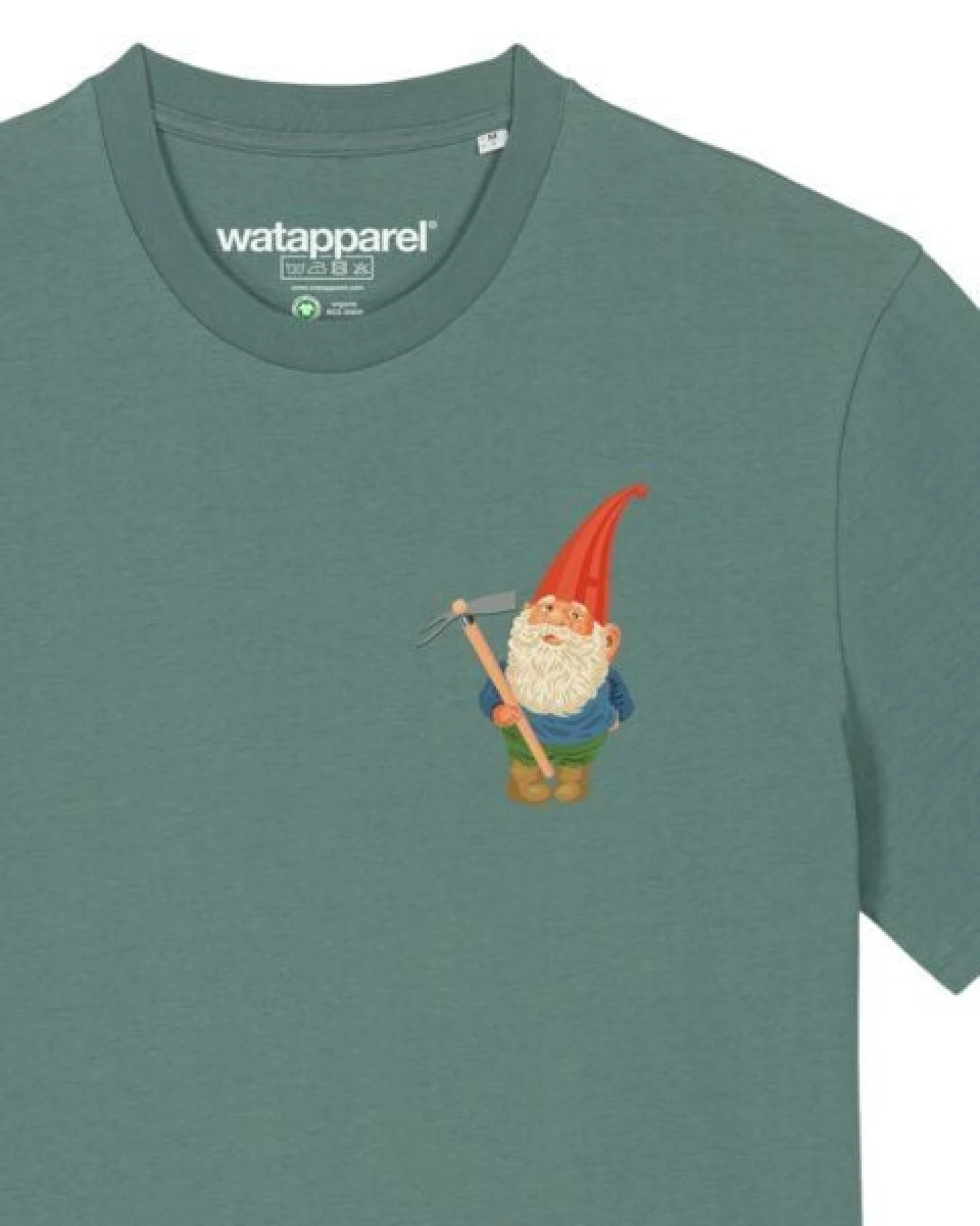 watapparel T-Shirt Unisex Gartenzwerg – Ansicht 3