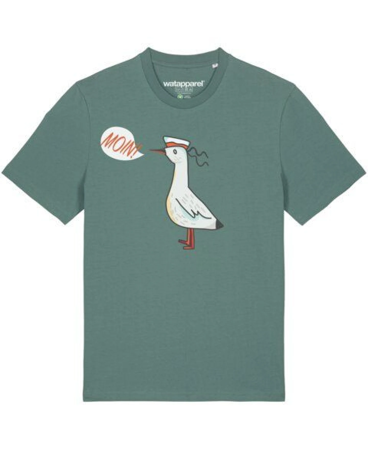 watapparel T-Shirt Unisex Moin Seagull – Ansicht 2