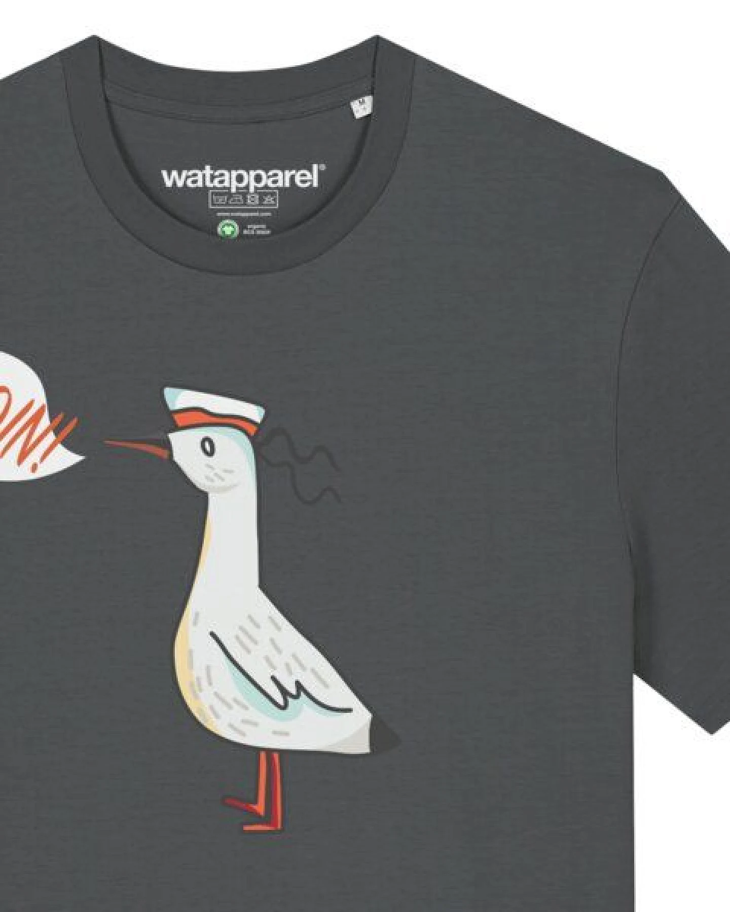 watapparel T-Shirt Unisex Moin Seagull – Ansicht 3