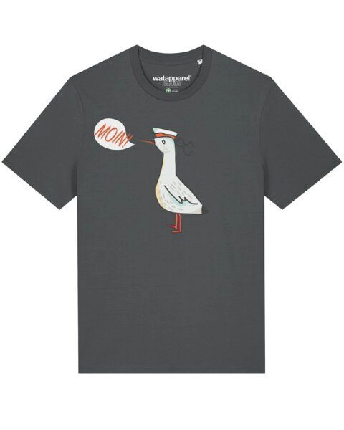 watapparel T-Shirt Unisex Moin Seagull – Ansicht 2