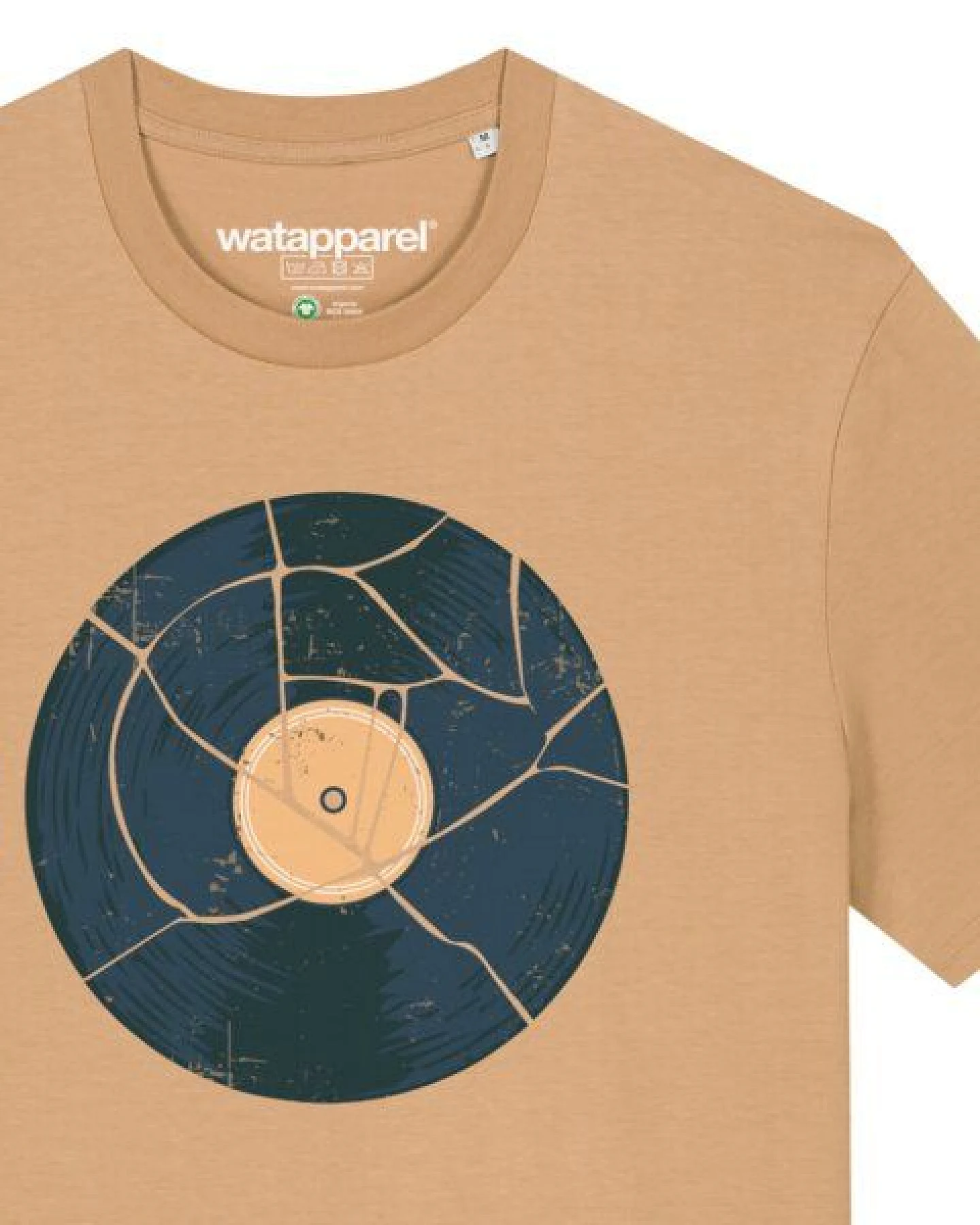 watapparel T-Shirt Unisex Broken Vinyl – Ansicht 3
