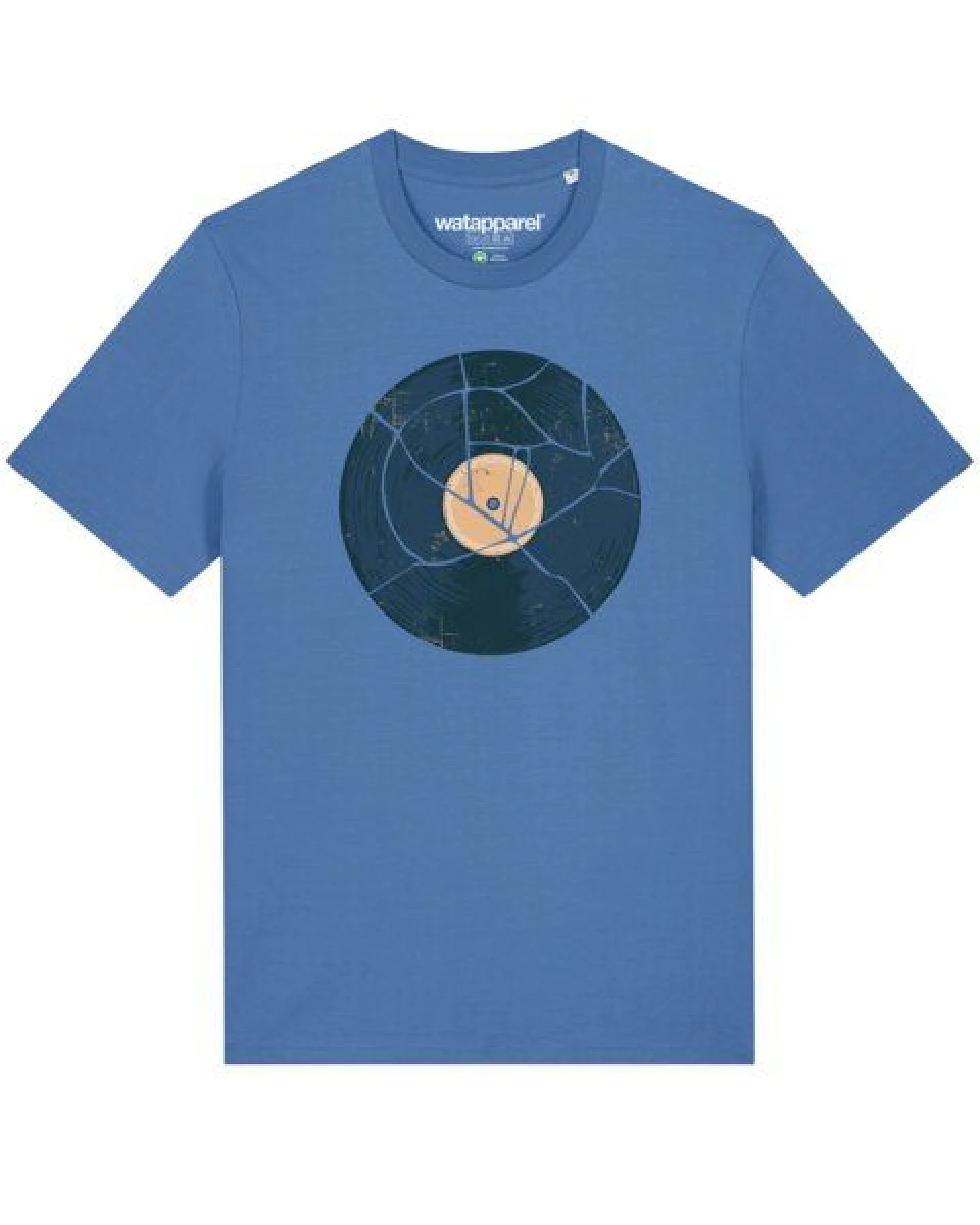 watapparel T-Shirt Unisex Broken Vinyl – Ansicht 2