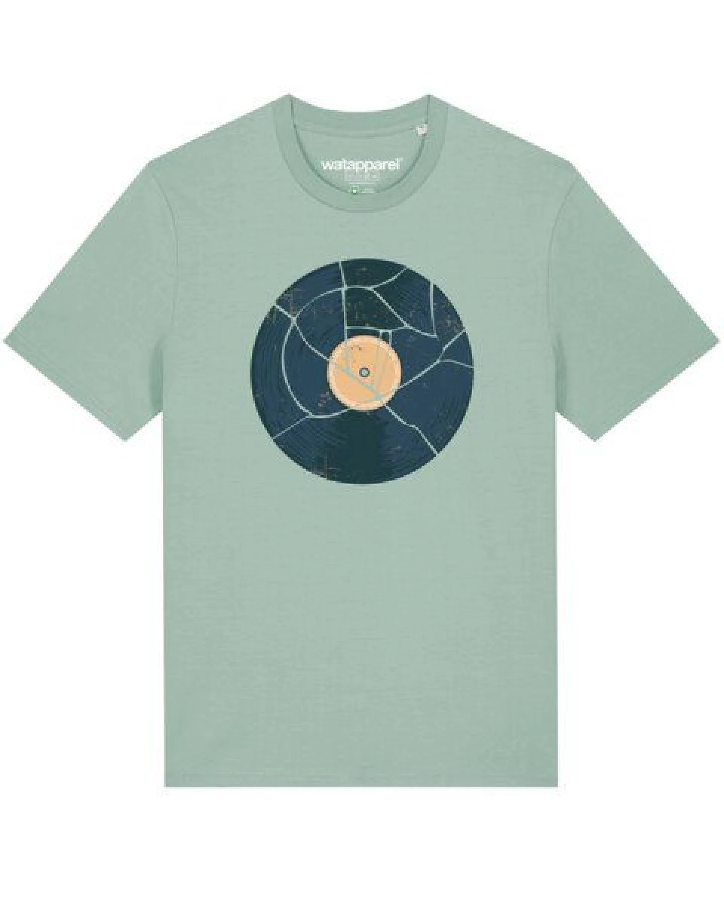 watapparel T-Shirt Unisex Broken Vinyl – Ansicht 2
