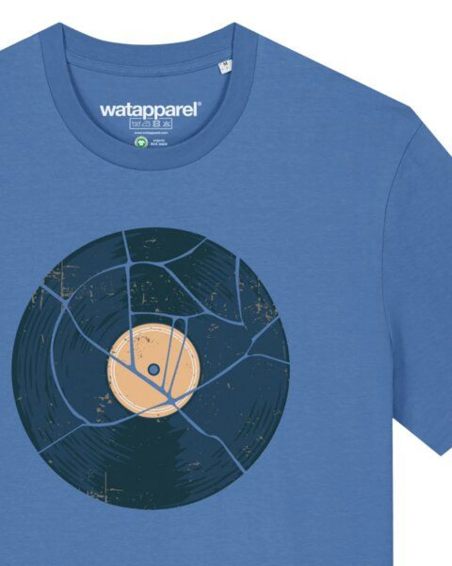 watapparel T-Shirt Unisex Broken Vinyl – Ansicht 3