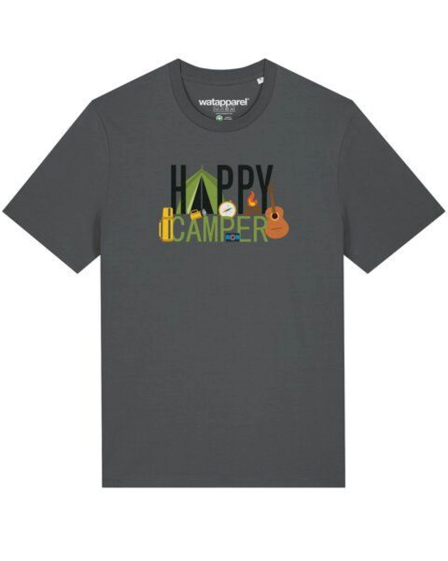 watapparel T-Shirt Unisex Happy Camper – Ansicht 2