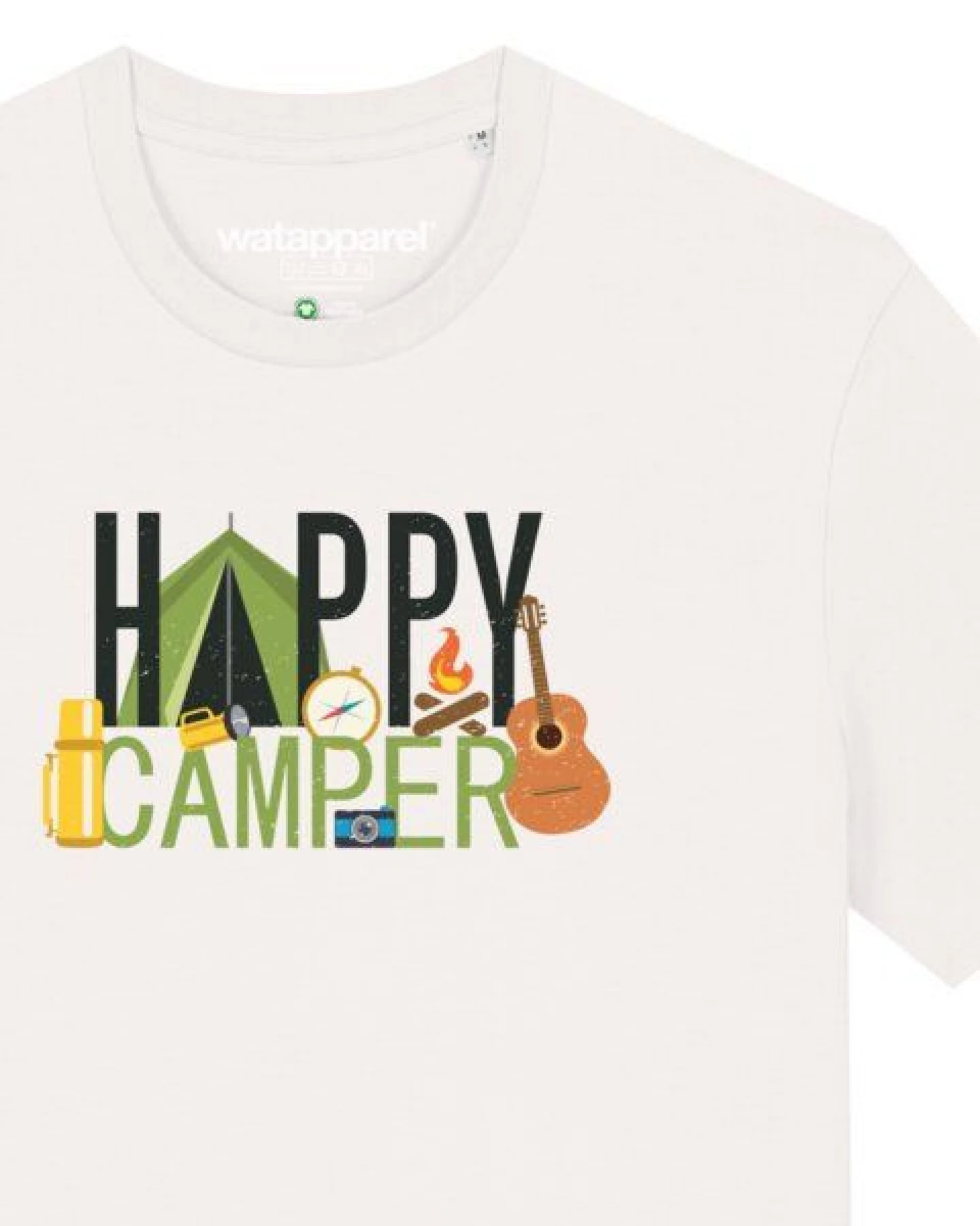 watapparel T-Shirt Unisex Happy Camper – Ansicht 3
