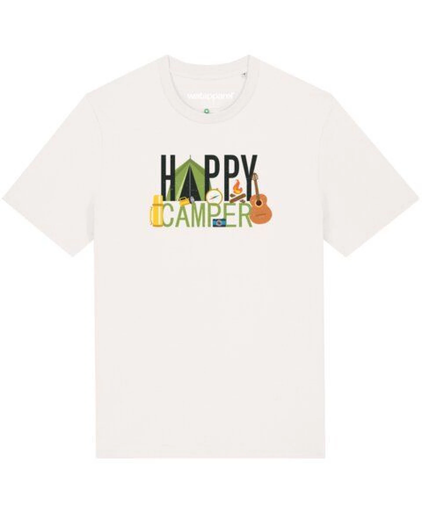 watapparel T-Shirt Unisex Happy Camper – Ansicht 2