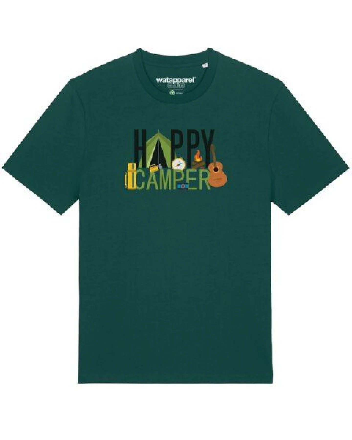 watapparel T-Shirt Unisex Happy Camper – Ansicht 2