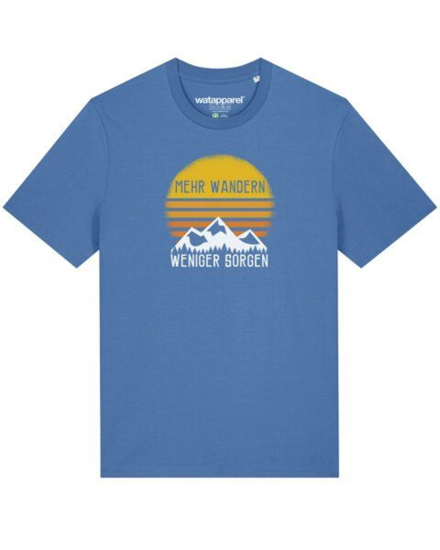 watapparel T-Shirt Unisex Mehr Wandern – Ansicht 2