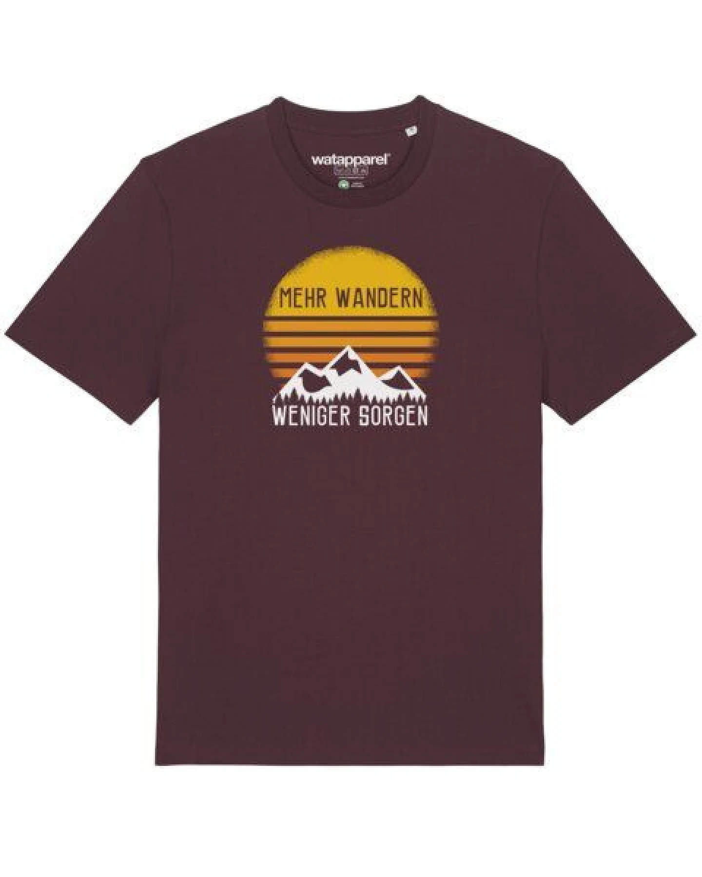 watapparel T-Shirt Unisex Mehr Wandern – Ansicht 2