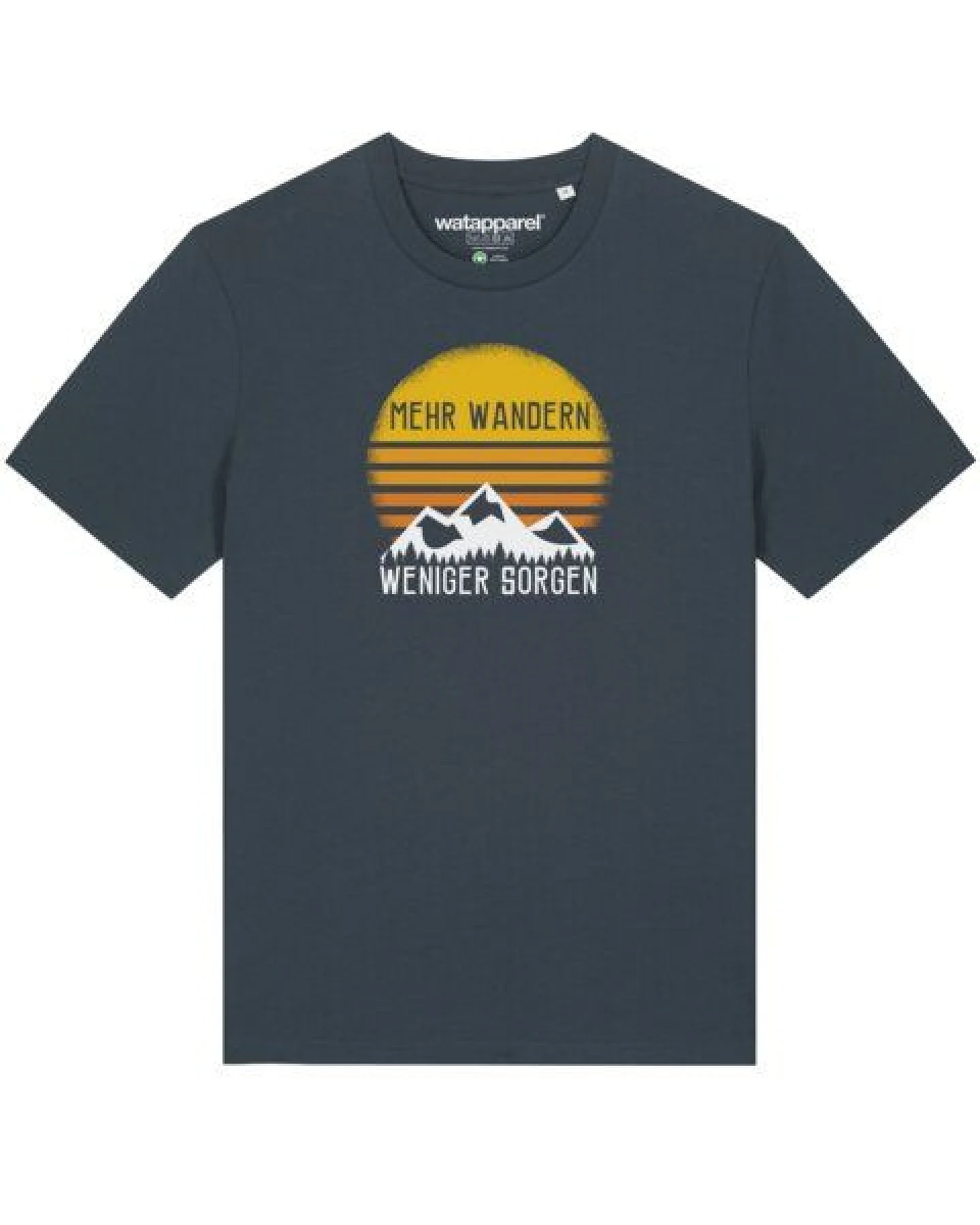 watapparel T-Shirt Unisex Mehr Wandern – Ansicht 2