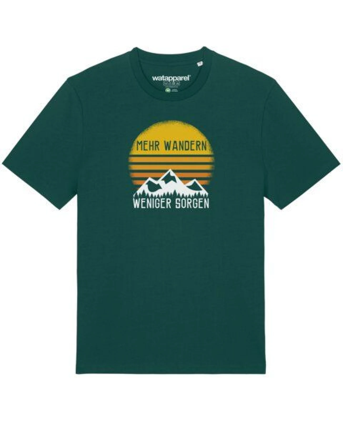 watapparel T-Shirt Unisex Mehr Wandern – Ansicht 2