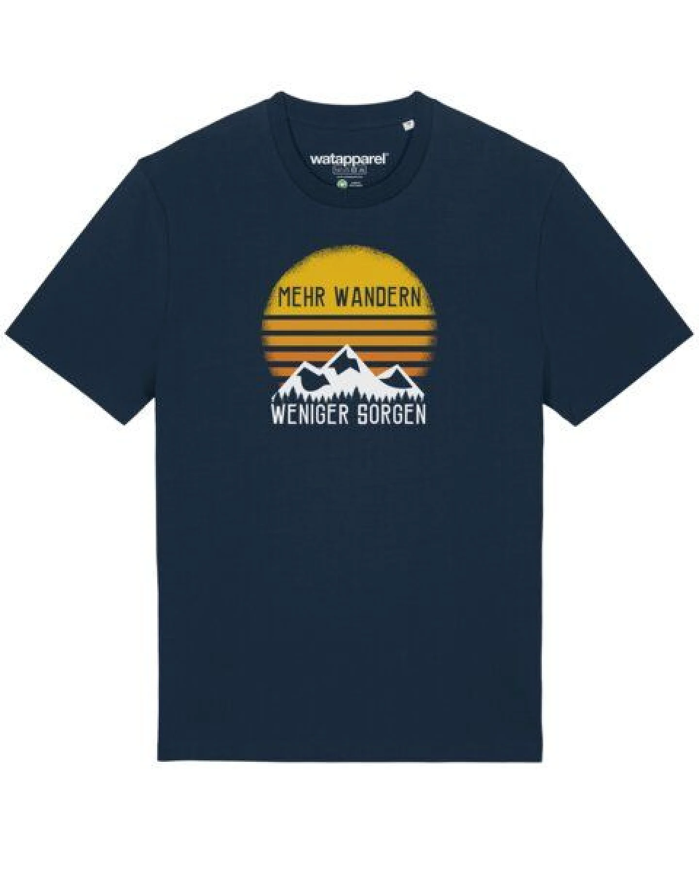 watapparel T-Shirt Unisex Mehr Wandern – Ansicht 2