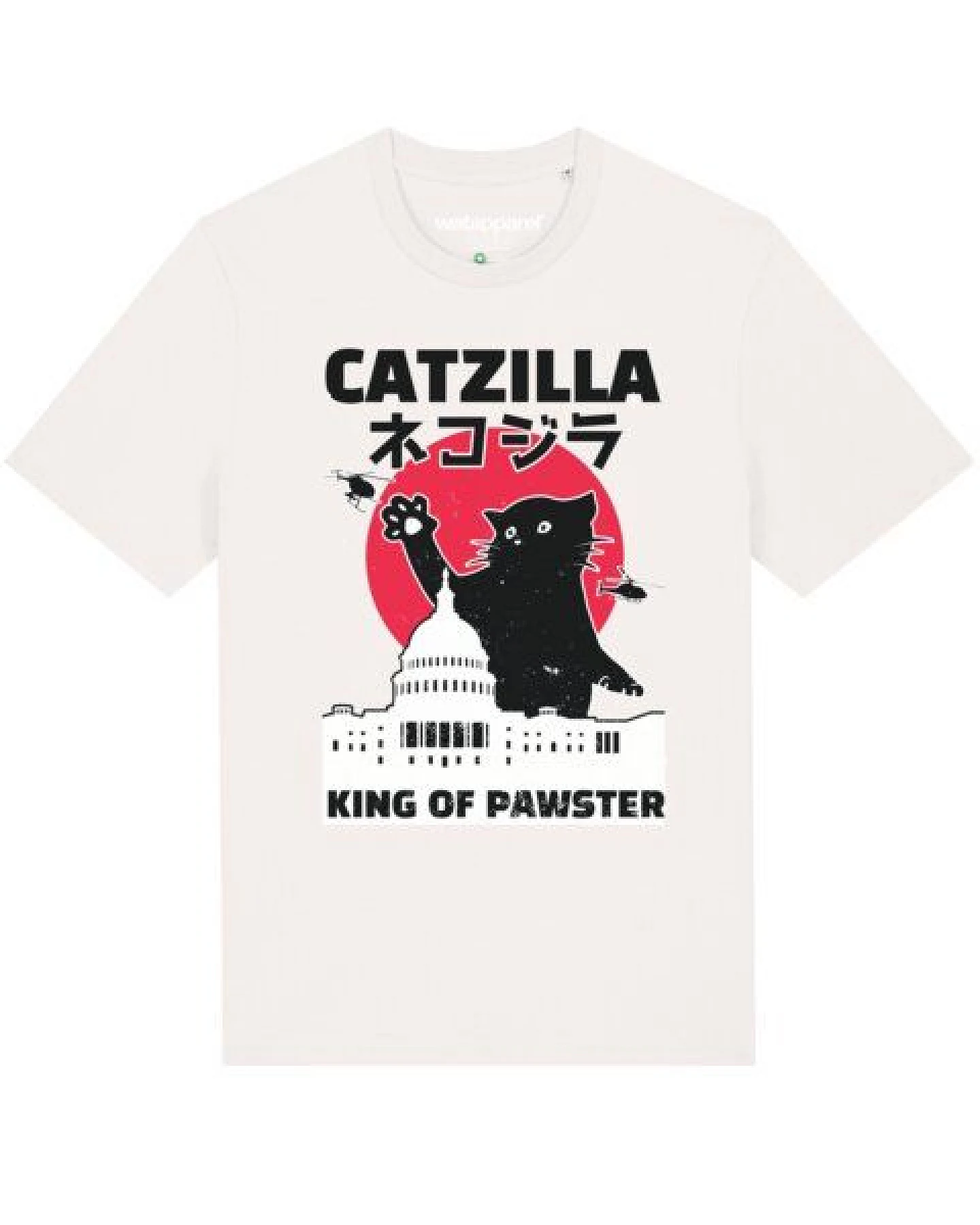 watapparel T-Shirt Unisex Catzilla – Ansicht 2
