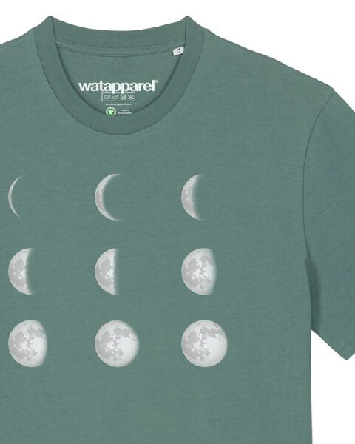 watapparel T-Shirt Unisex Moonphases – Ansicht 3