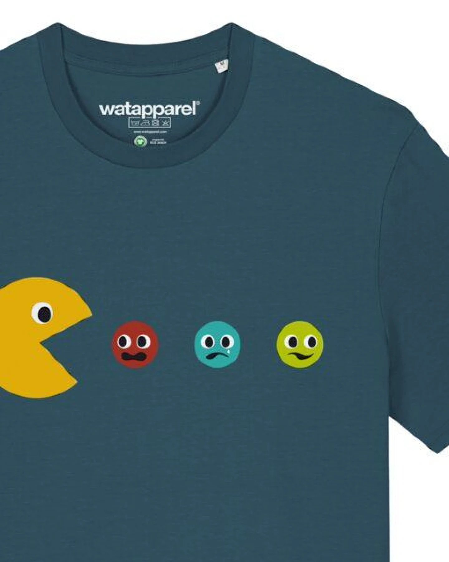 watapparel T-Shirt Unisex Pacmännchen – Ansicht 3
