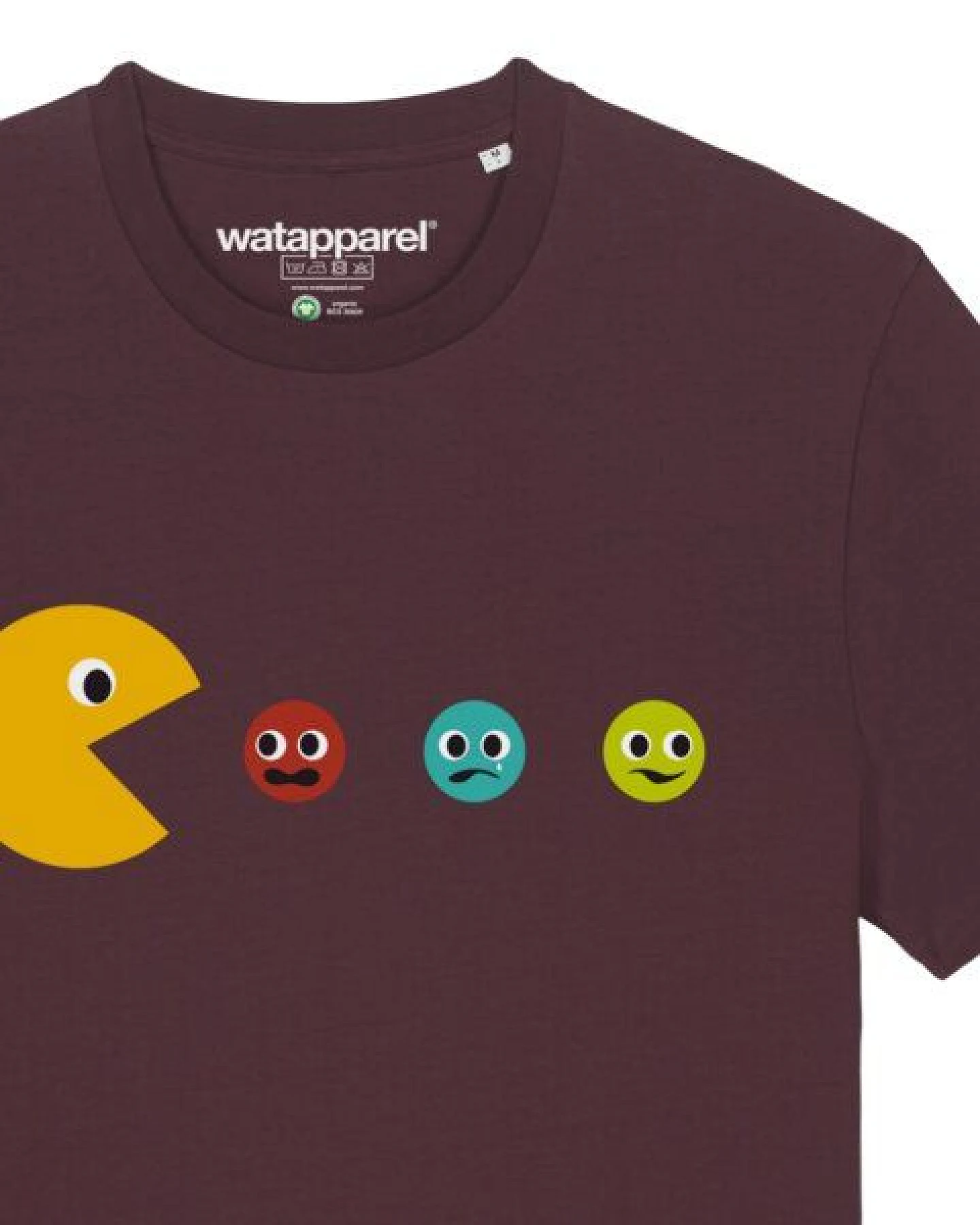 watapparel T-Shirt Unisex Pacmännchen – Ansicht 3