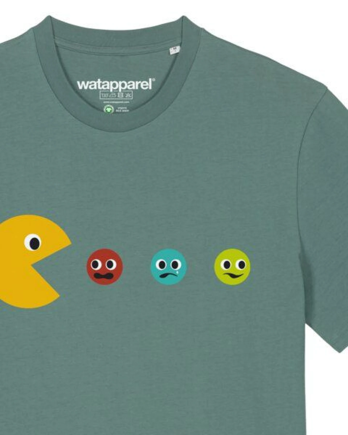 watapparel T-Shirt Unisex Pacmännchen – Ansicht 3