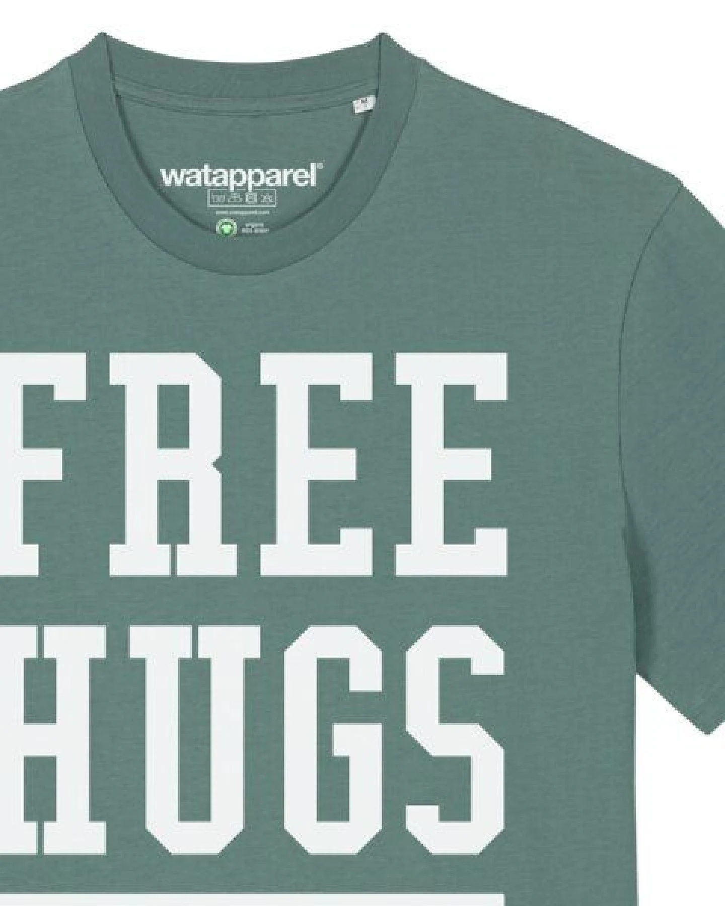 watapparel T-Shirt Unisex Free hugs to save the world – Ansicht 3